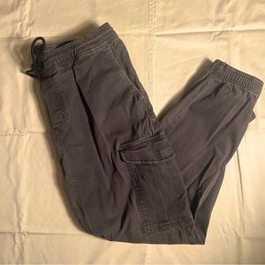 RSQ | Twill Joggers | XL | Charcoal